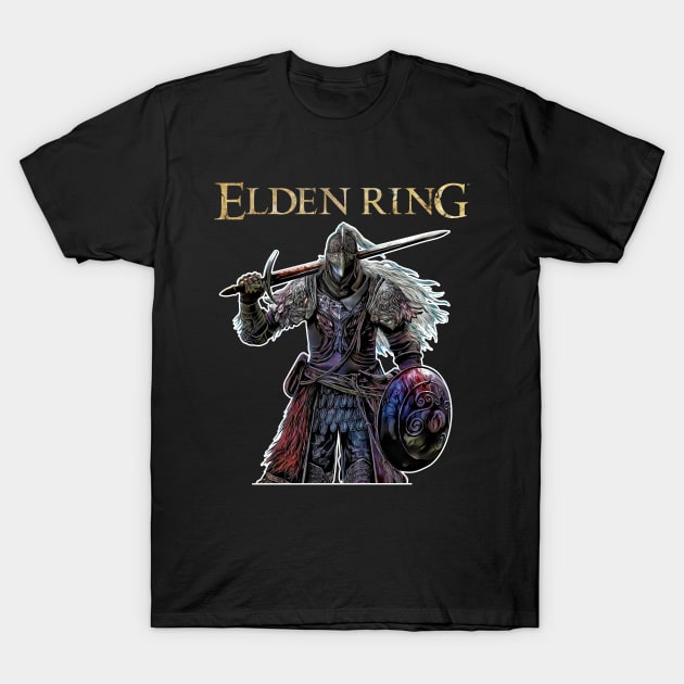 Elden Ring Tarnished art T-Shirt by Credible Studios